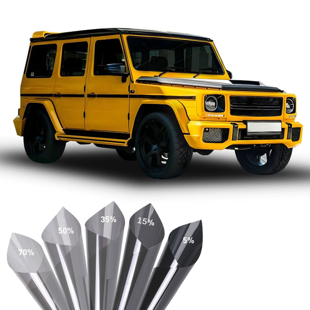 300x50cm Car Window Tint Film Heat Resistant Black Roll Car Windshield Shade