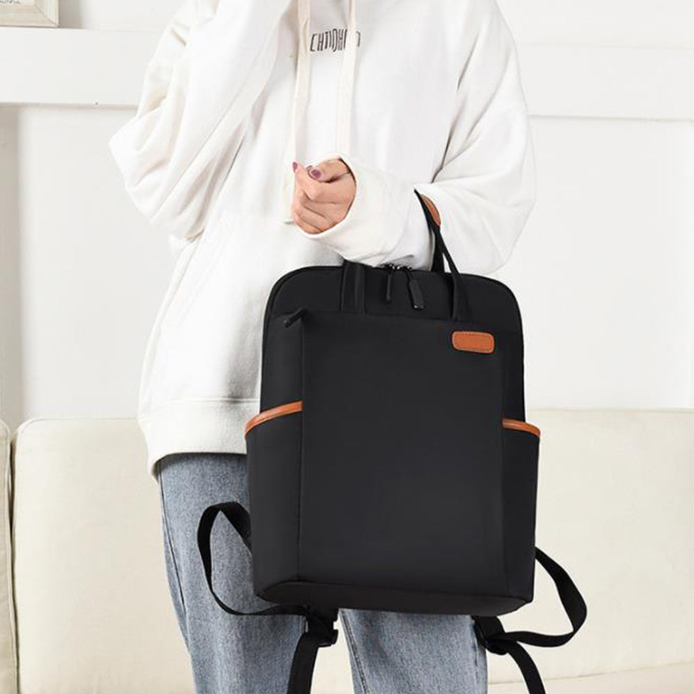Travel Laptop Backpack Casual Rucksack Shoulder Bag for Work School Black