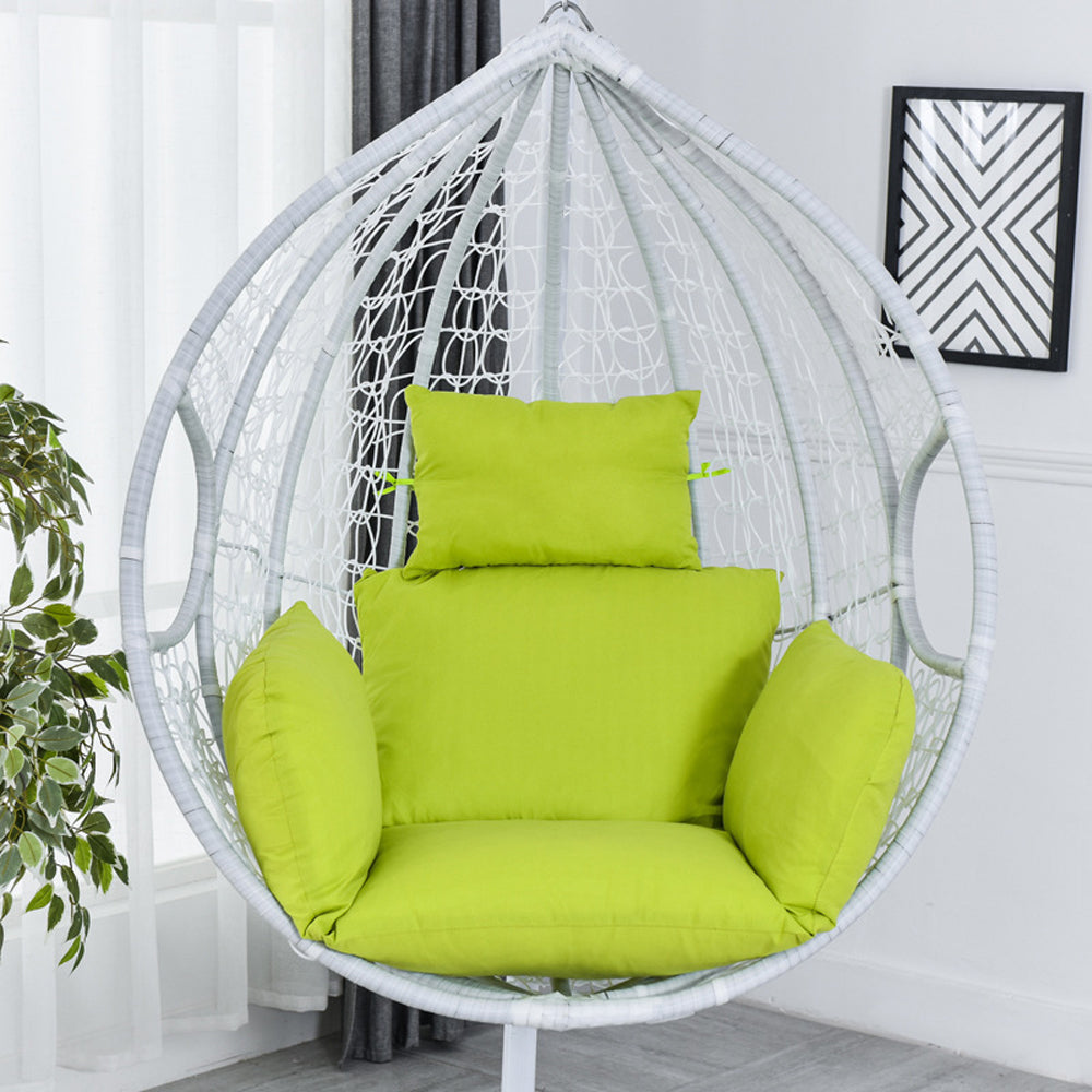 Hanging Swing Chair Cushion Egg Chair Pad Outdoor Garden Home Decor Green
