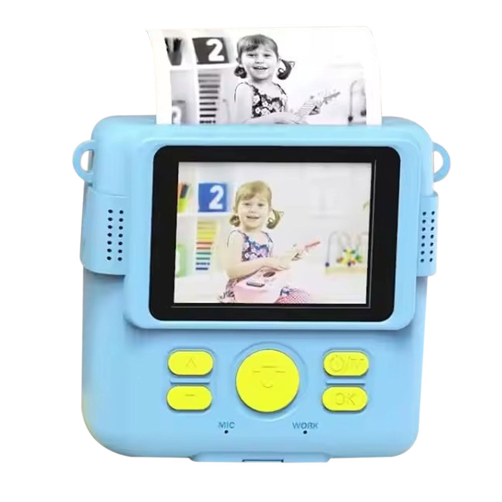 1080P Instant Print Camera for Kids Digital Video Camera with 32GB TF Card Christmas Birthday Present Blue