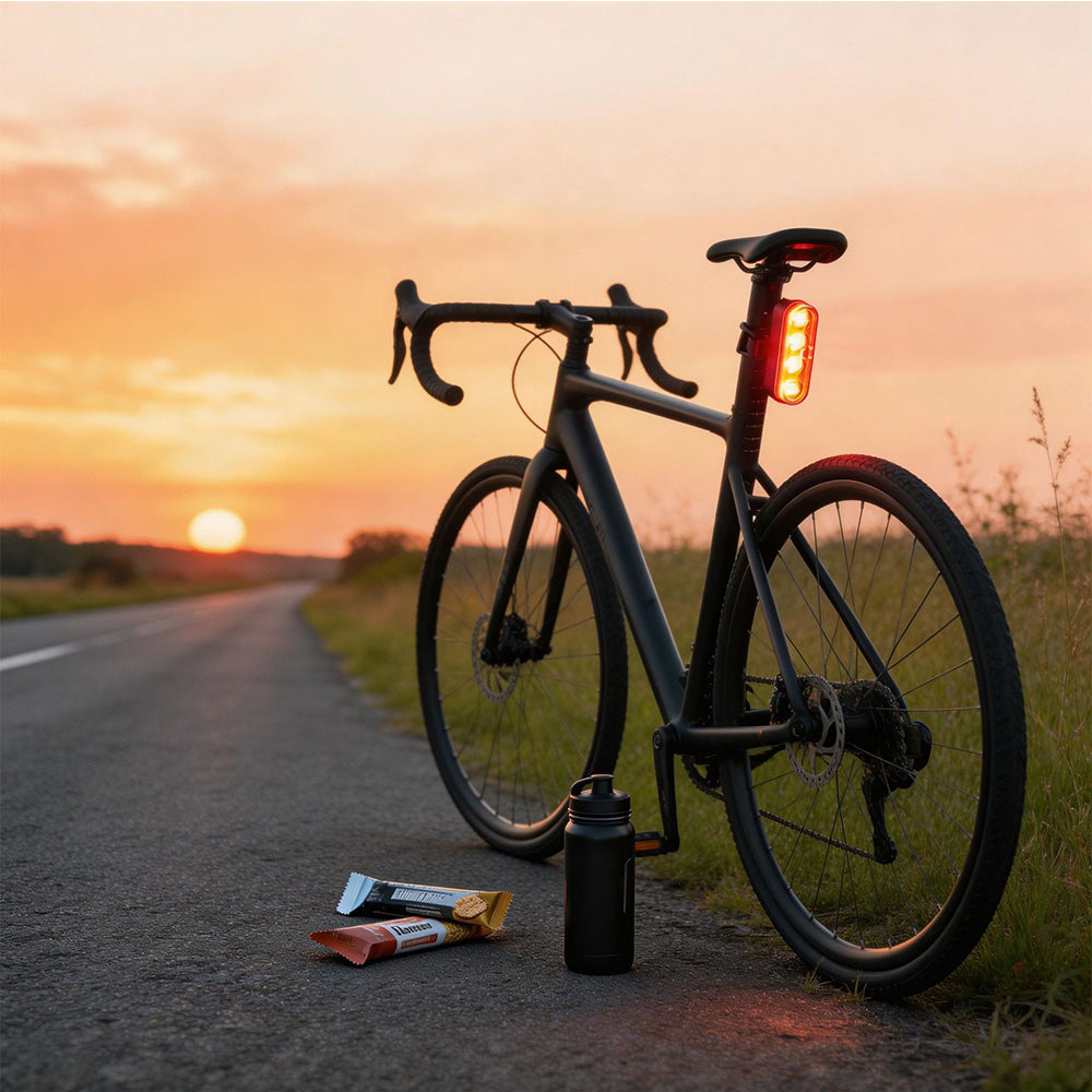 2Pcs Bike Tail Light 4 Modes Bike Rear Light Waterproof Bicycle Taillight-White