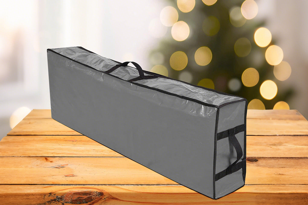 Wrapping Paper Storage Container Gift Wrap Organizer for Ribbon Accessories -Grey