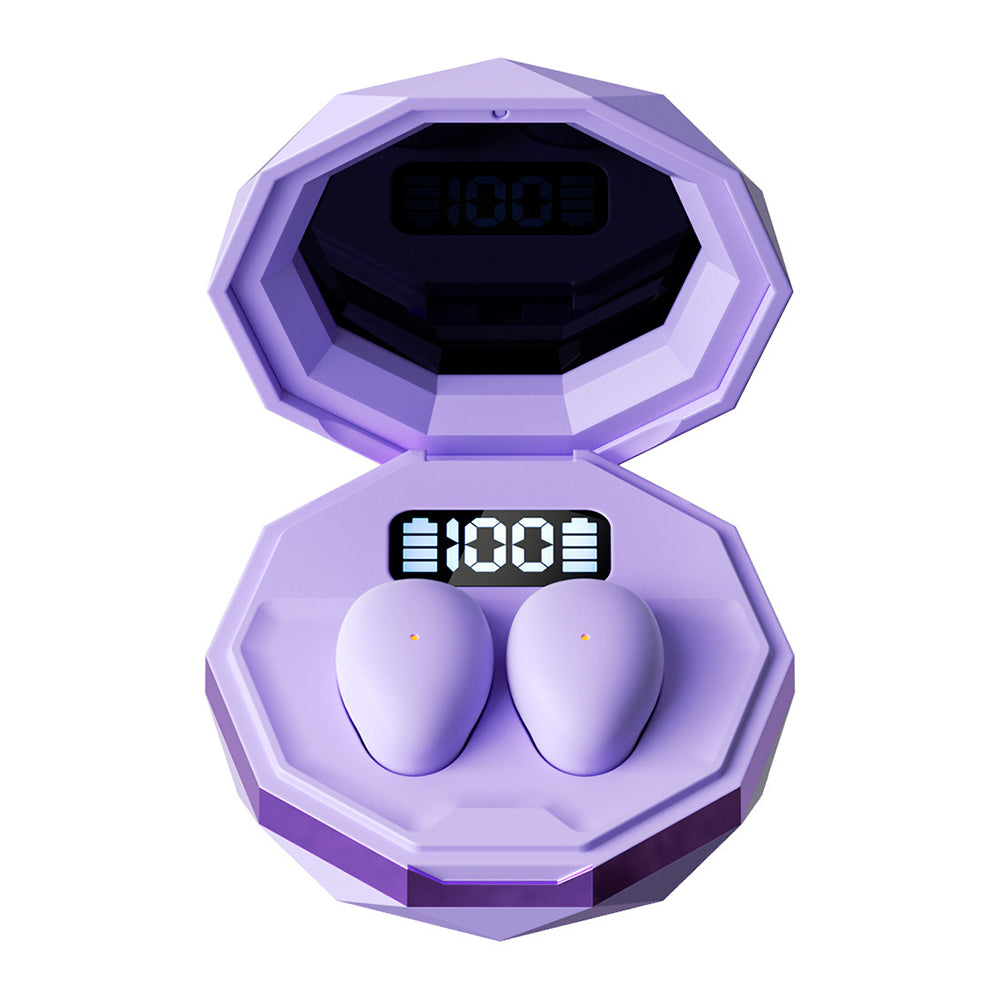 Wireless Bluetooth Earbuds Invisible Earbuds-Purple