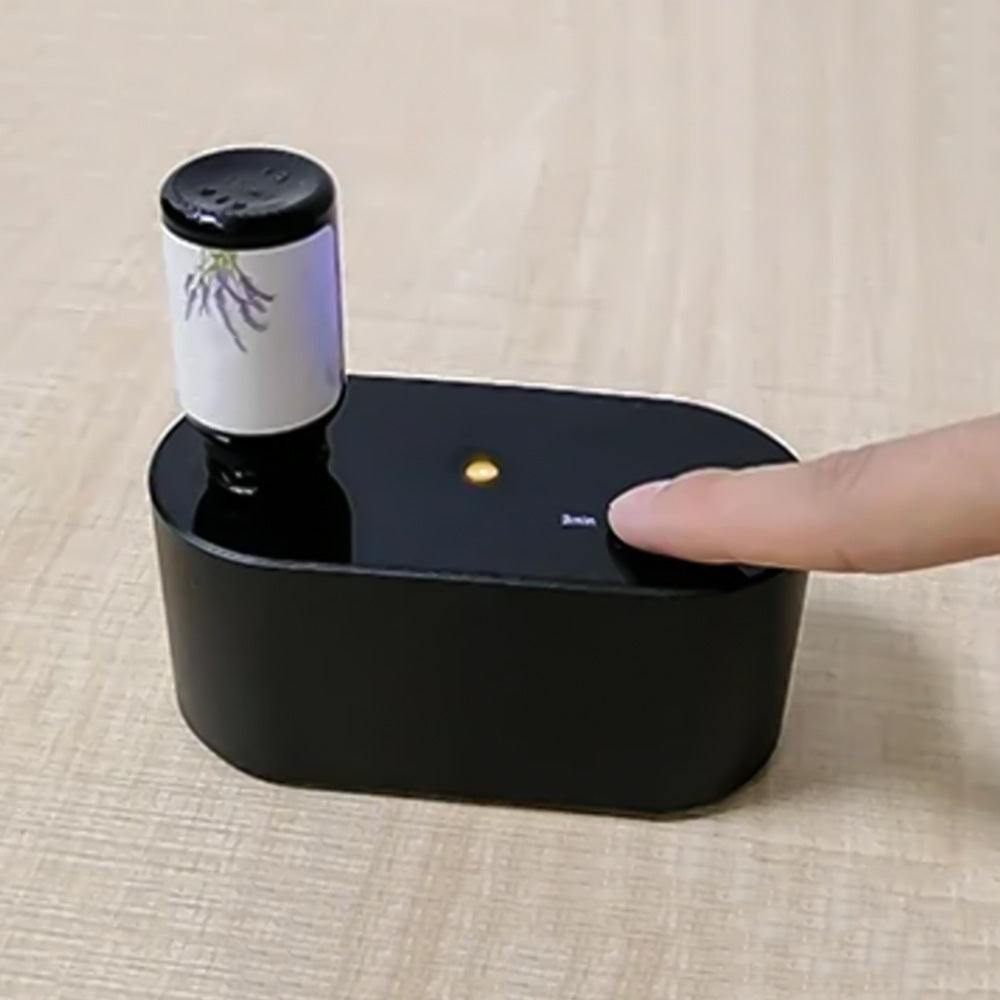 Waterless Diffuser for Essential Oil 3 Mist Modes Scent Air Aromatherapy Diffuser for Home Office Bedroom Black