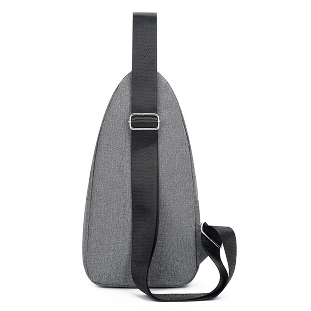 Crossbody Bag Casual Sling Bag Multi-Pocket Chest Bag Grey