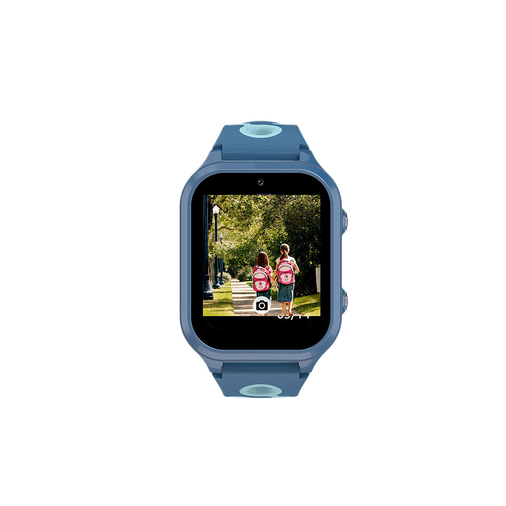 4G Smart Watch For Kids Water-resistant Video Call Positioning Alarm HD Touchscreen Smartwatch-Blue