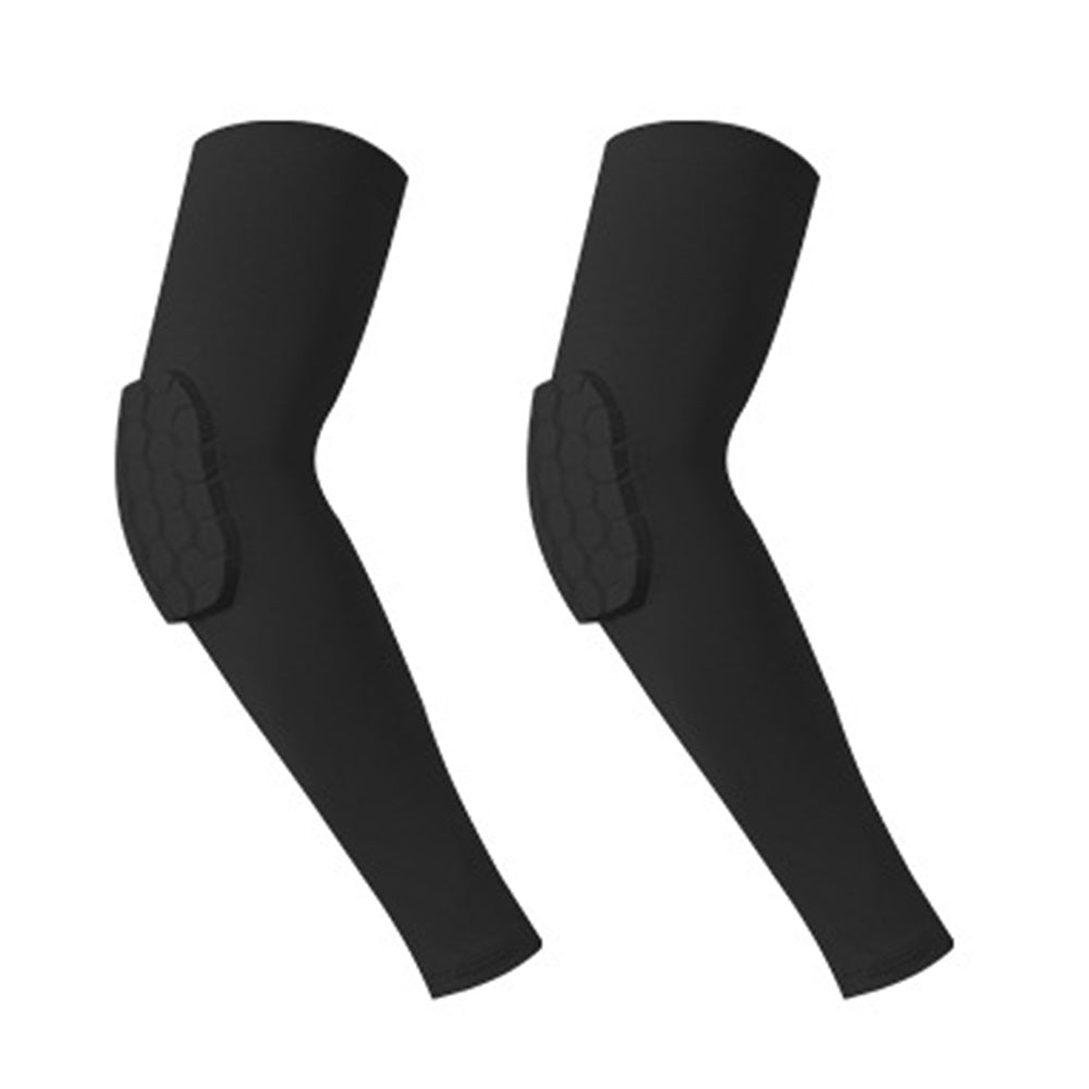Pair of Elbow Sleeve Support Brace Pads Compression Arm Guard Gym Sports Protector