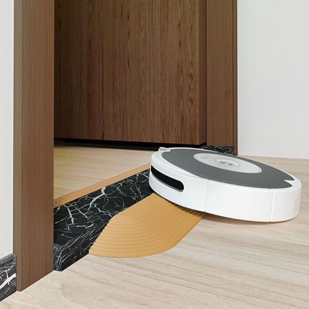 4Pcs Kit Threshold Bars Step Ramp Compatible with Ecovacs/Xiaomi/Cloud Whale Robot Vacuum Cleaner Beige