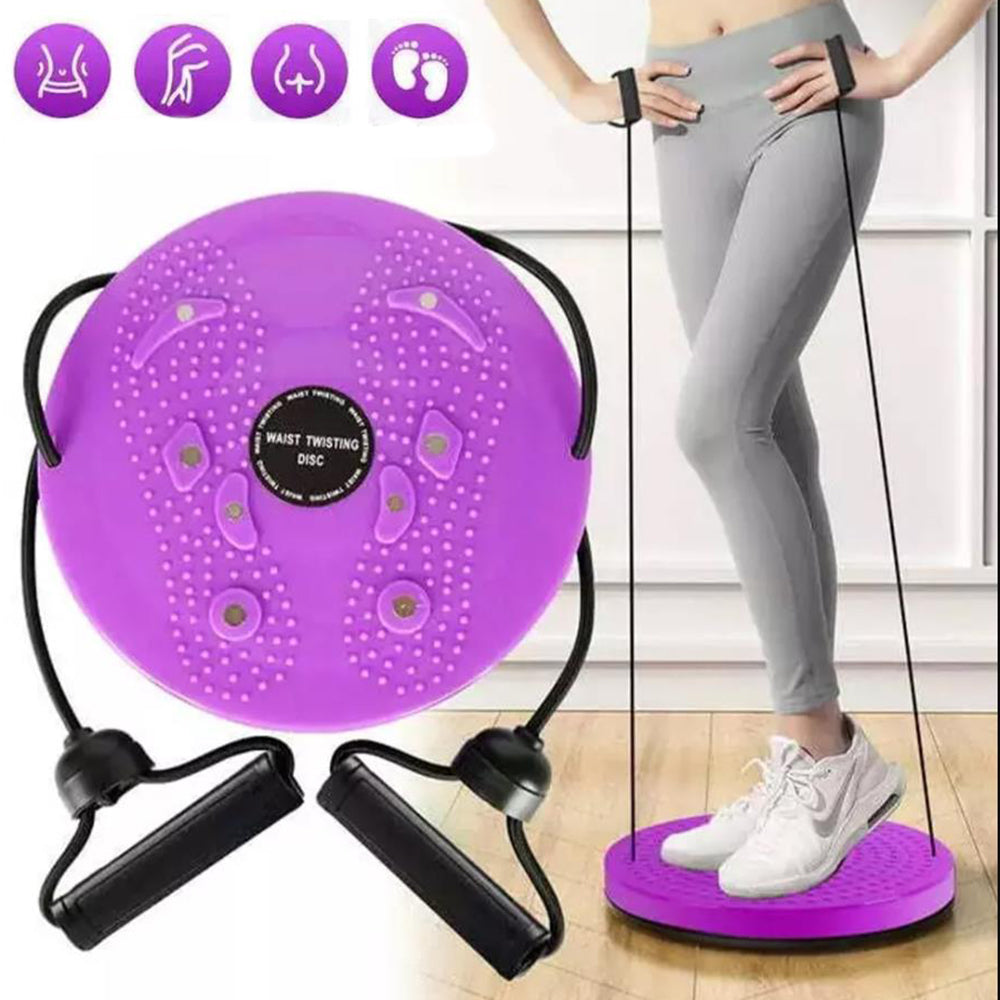 Twist Waist Disc Board with Drawstring Sports Gym Accessories