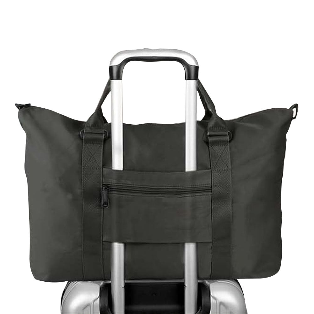 Travel Duffle Bag Carry On Tote Bags Sport Gym Bag  Luggage Bag with Wet Dry Separate Compartment Black