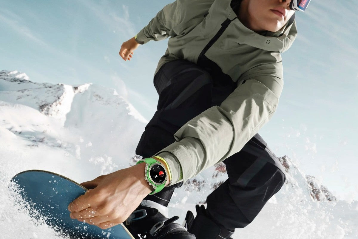 Smart Watch 1.43-Inch Fitness Watch with 24H Heart Rate Blood Pressure Blood Oxygen Female Physiological Flashlight Activity Tracker-Green