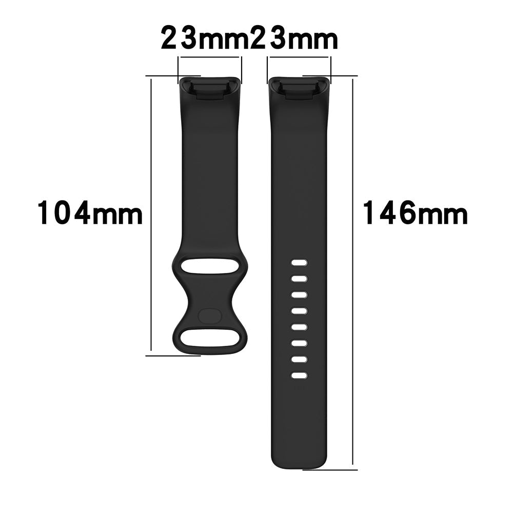 Silicone Watch Strap Wristband for Fitbit Charge 5-Small Style 4