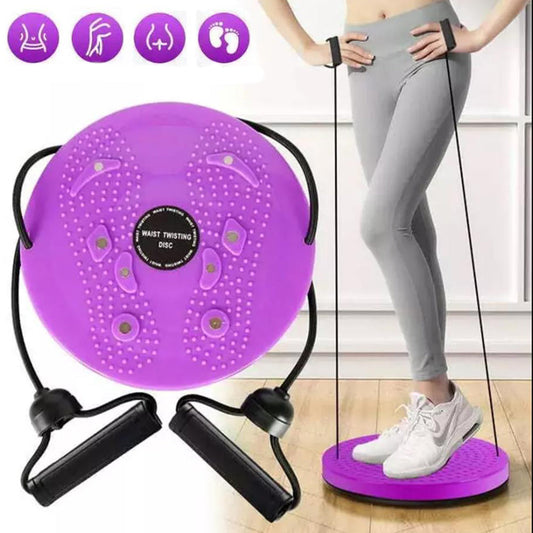 Twist Waist Disc Board with Drawstring Sports Gym Accessories