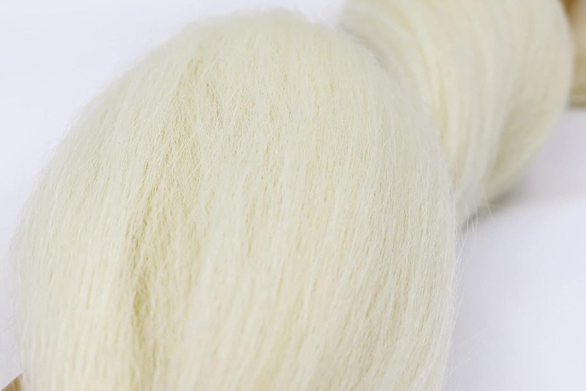 4Pcs Pre Stretched Hair Extensions Synthetic Hair Extension for Cosplay-Beige