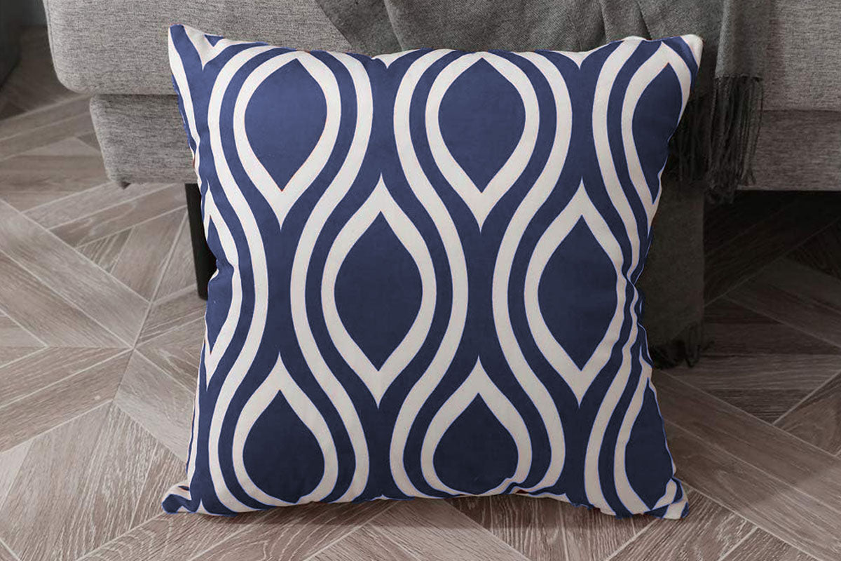2Pcs 45X45CM Linen Geometric Throw Pillow Cushion Cover ST3