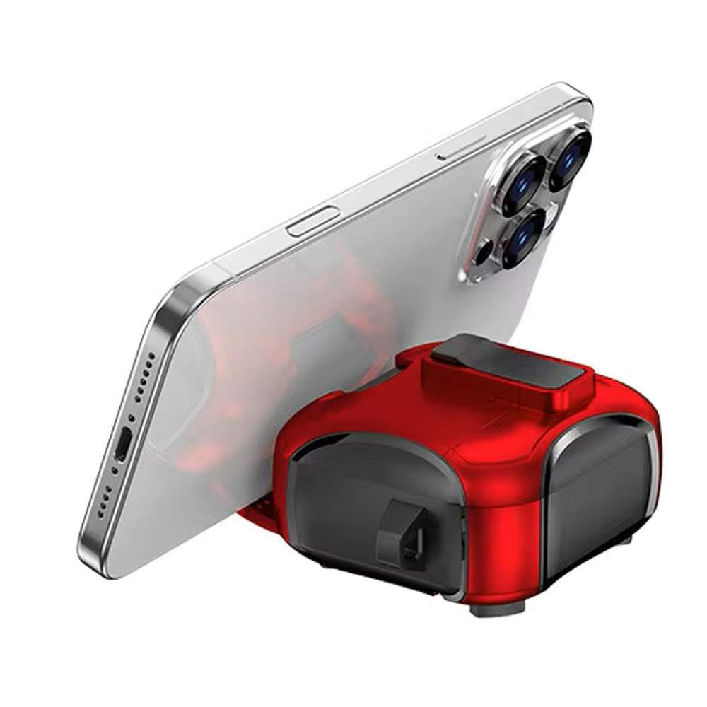 Protective Case For AirPods With Stand Support MagSafe Wireless Charging-Red