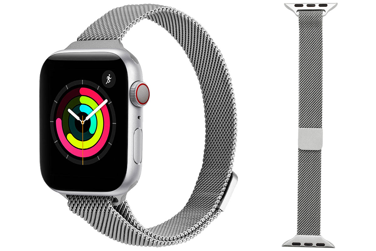 Apple IWatch Milanese Loop For 38 40 41 42 44 45 49MM-Silver