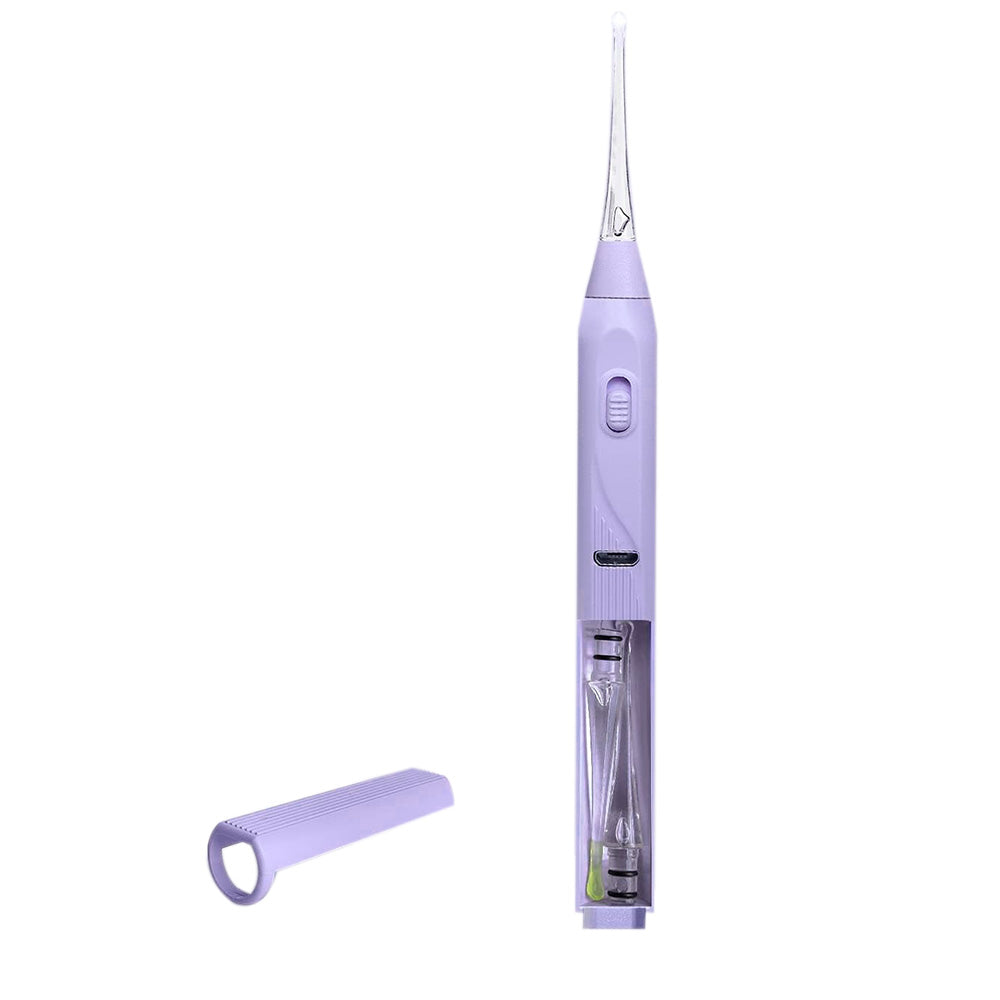 LED Lighted Ear Cleaner Kit USB Rechargeable Ear Wax Removal Tool Purple
