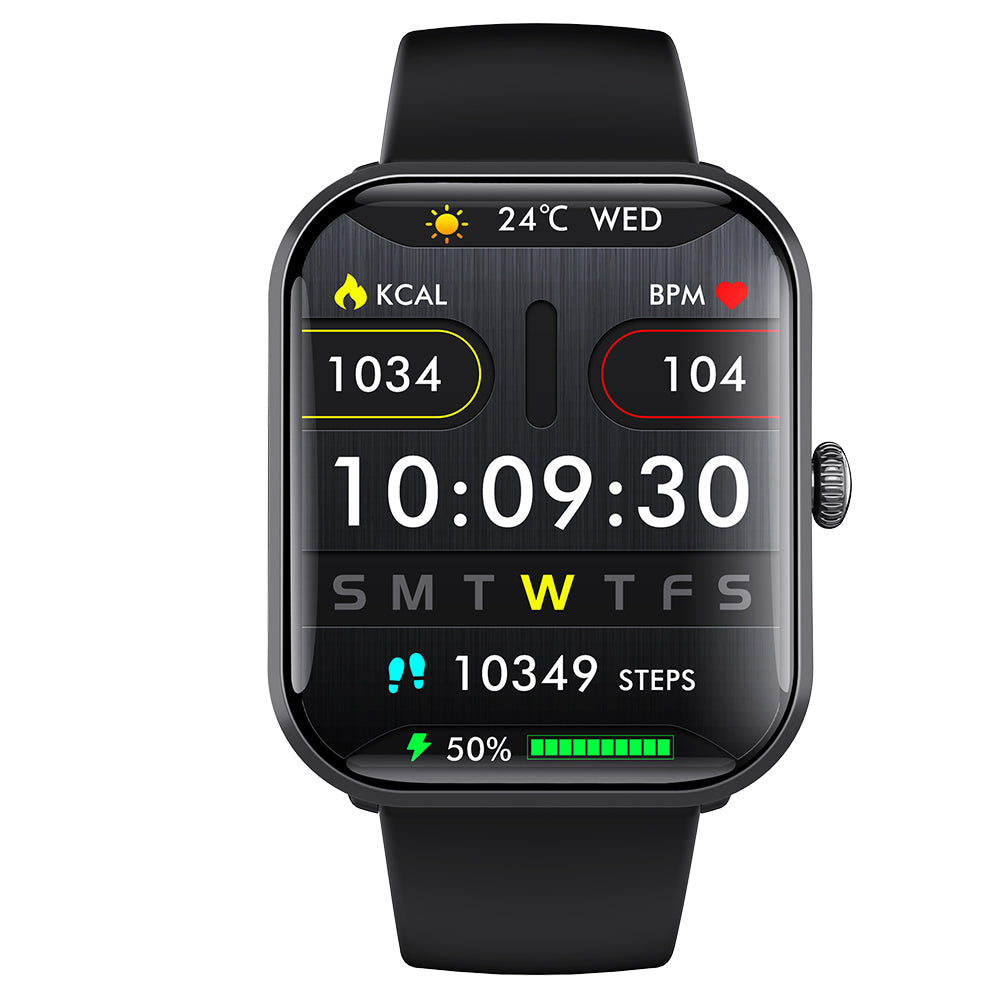 Bluetooth Smart Watch Water-Resistant Sport Activity Tracker Blood Pressure Sleep Monitor Style 1