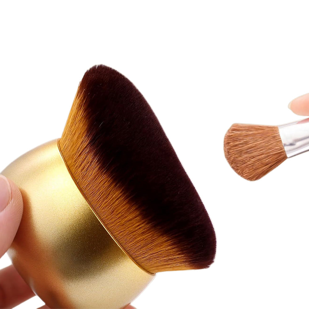 Extra Large Body Makeup Brush for Self Tanner & Liquid Cream Blending Gold