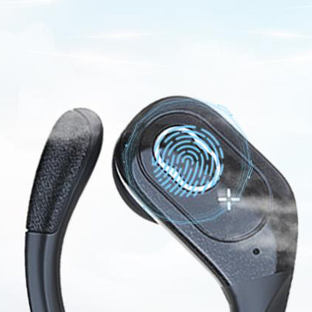 Wireless Bluetooth Headphone Sport Earbuds Stereo Over Ear Earphone with Earhook Black
