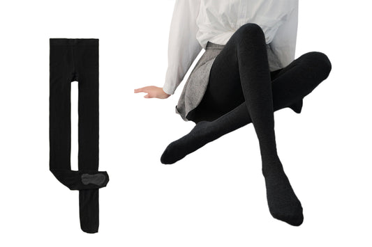 Women Winter Thermal Lined Legging Warm High Waist Stretch Slim Pant-Black