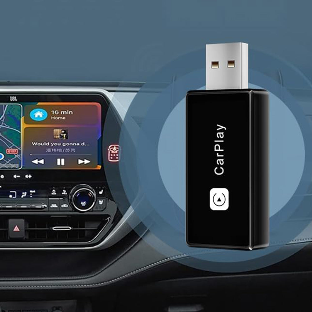 2-in-1 Wireless Car Dongle Connect Box Plug and Play USB Apple Carplay Android Auto Adapter