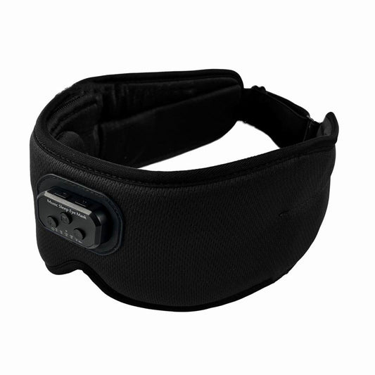 Sleep Mask Eye Mask White Noise Sleep Headphones Wireless 5.2 Bluetooth Music Sleeping Eye Mask -Black