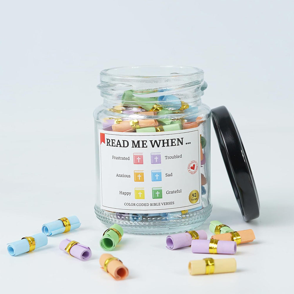 Bible Verse Jar Mothers Day for Mom Emotions and Feelings Encouragement Gift