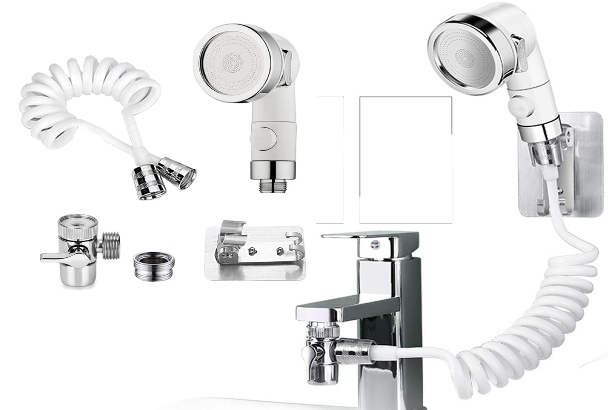 Kitchen Faucet Hose Attachment Sink Sprayer Replacement Head for Pet Bathing