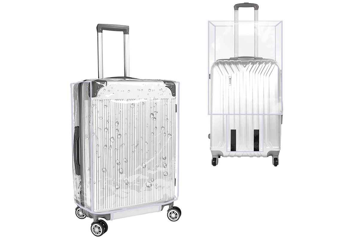 Suitcase Cover Luggage Cover Clear PVC Suitcase Sleeve Protectors Waterproof Dustproof Anti-Scratch Transparent Cover