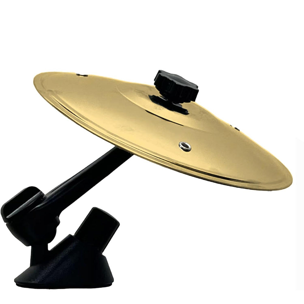 Car Drum Cymbal Air Vent Car Crash Fun Musical Gadget Universal Fit For Driver Drummer Golden