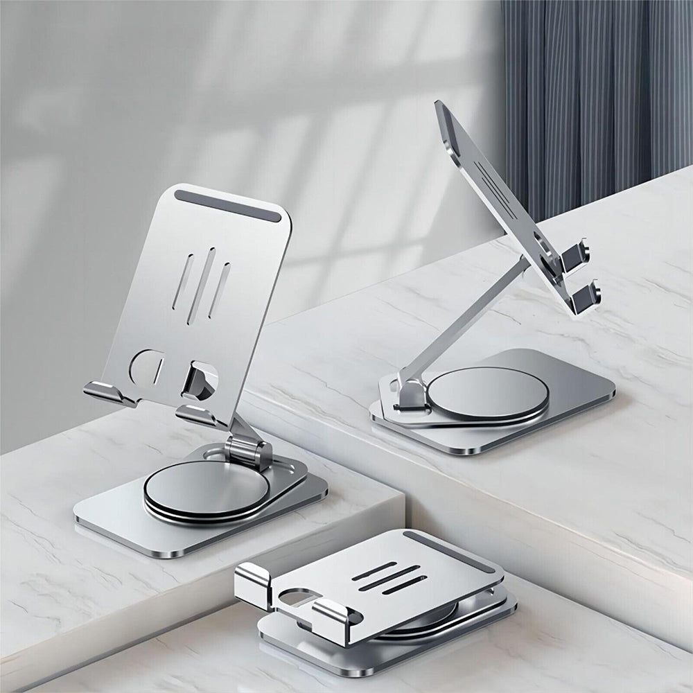 360 Degree Rotating Phone Stand Adjustable Desk Desktop Cell Phone Tablet Stand Holder