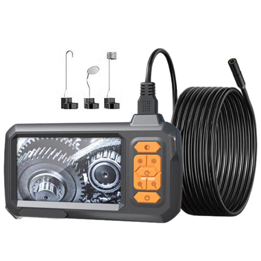 1080P 8mm Industrial Lens Endoscope 4.3Inch Screen Inspection Camera Borescope