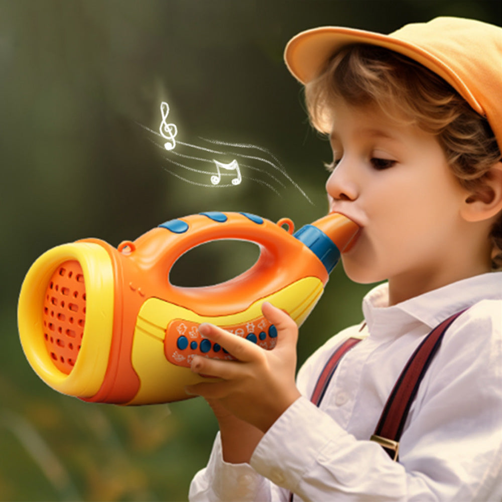 2 Modes Animal Hoot Caller with 12 Sound Effects Outdoor Nature Exploration Toy for Kids Orange