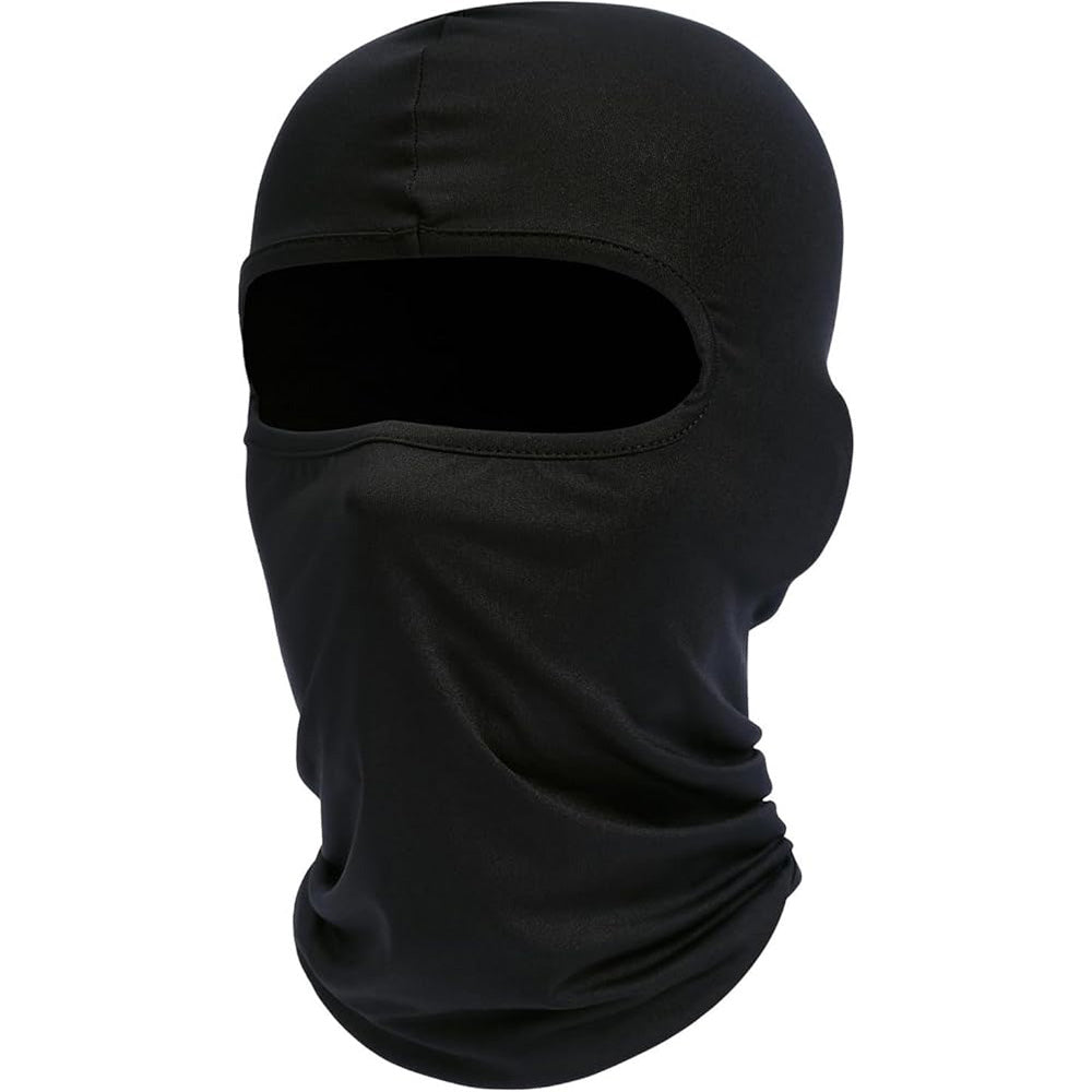 Balaclava Mask Summer Cooling Neck Gaiter Mask for Riding Black