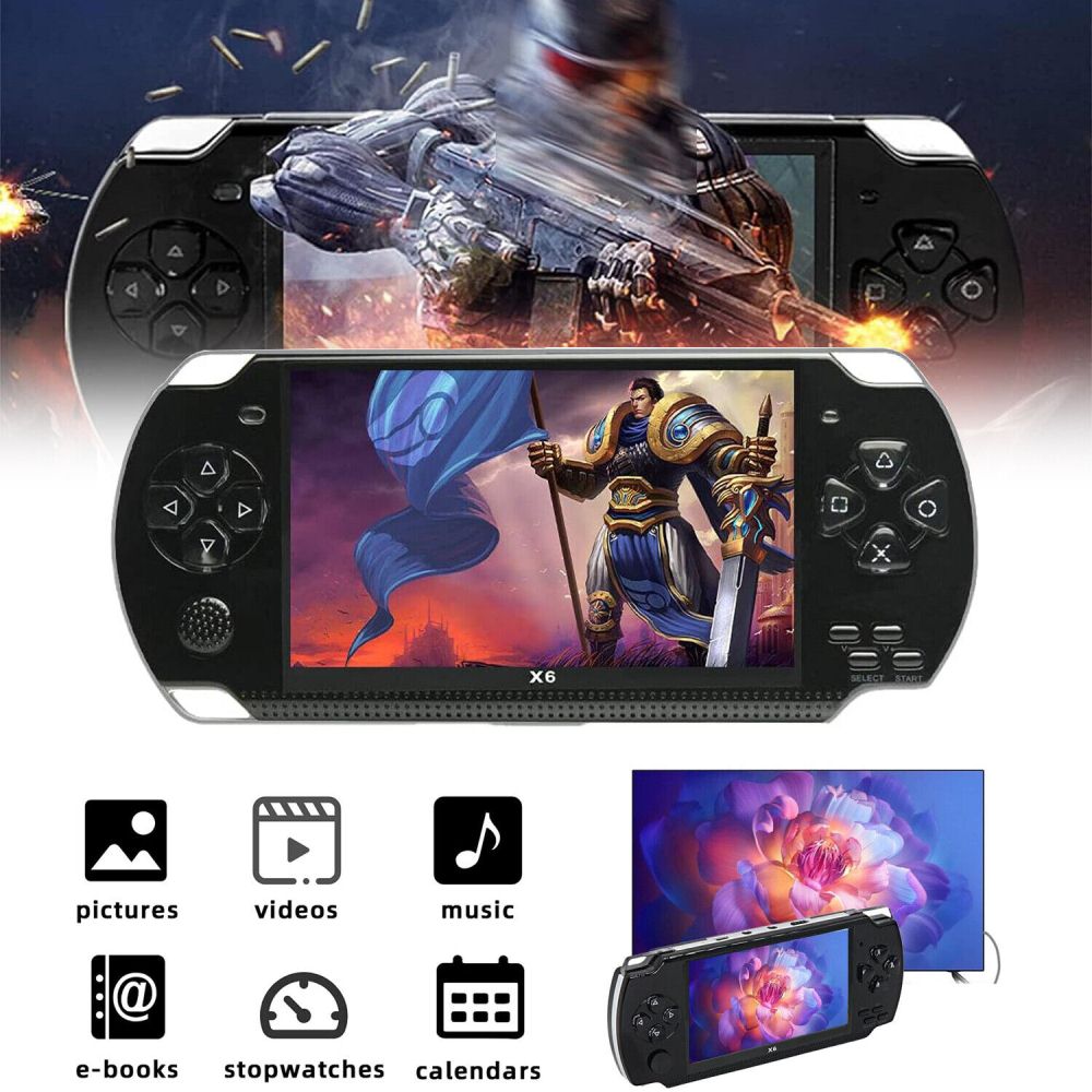4.3 inch Retro Handheld Game Console Portable Game Player with 10000+ Games Built In