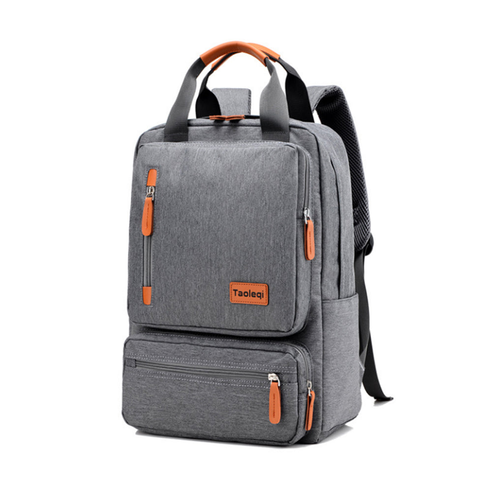 Laptop Backpack Shoulder Bag for Travel School Business Work School Light Gray