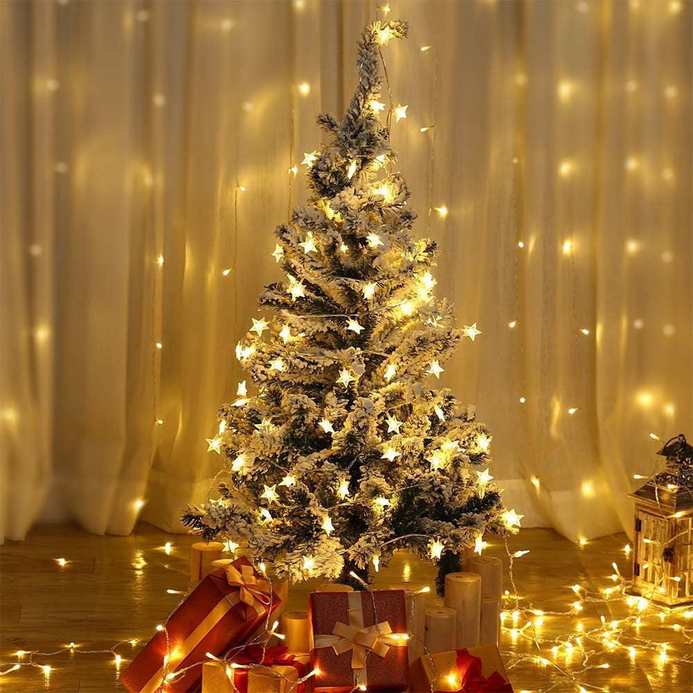 20 LED Star String Lights ¨C 3m Fairy Christmas Lights Battery Operated for Party