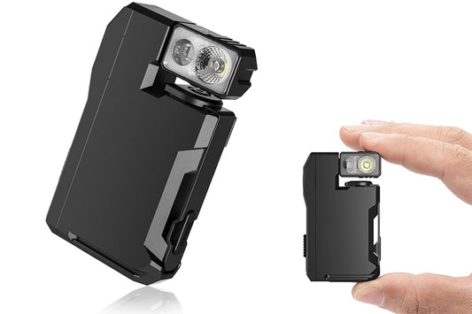 EDC Flashlight 400 Lumens Portable Flat Pocket Flashlights for Emergencies