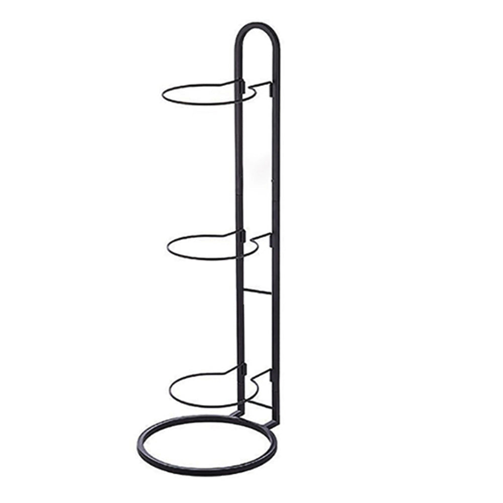 3-Tier Freestanding Ball Storage Holder Space-Saving Ball Display Stand
