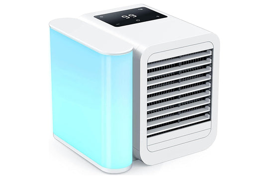 Portable Air Conditioner Cooling Fan Evaporative Colourful Air Cooler with 1000ml Water Tank