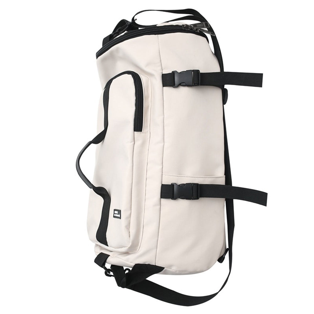 3-in-1 Sports Duffle Bag Travel Backpack Weekender Overnight Bag White