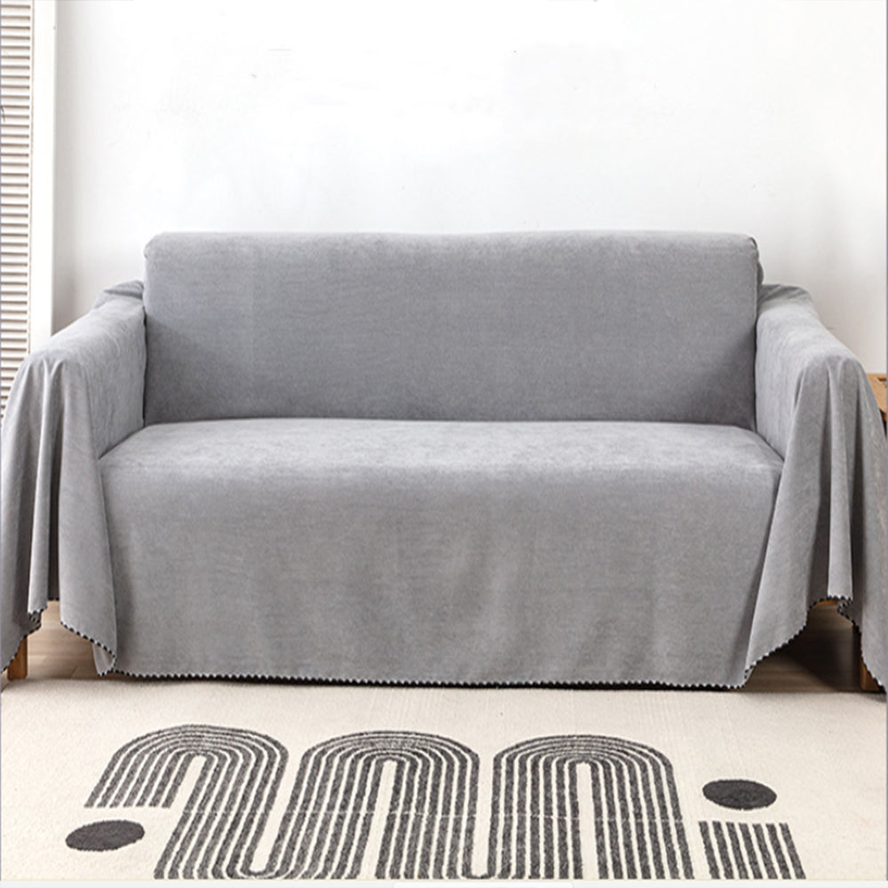 Four Seasons Universal Sofa Blanket Cover -Grey