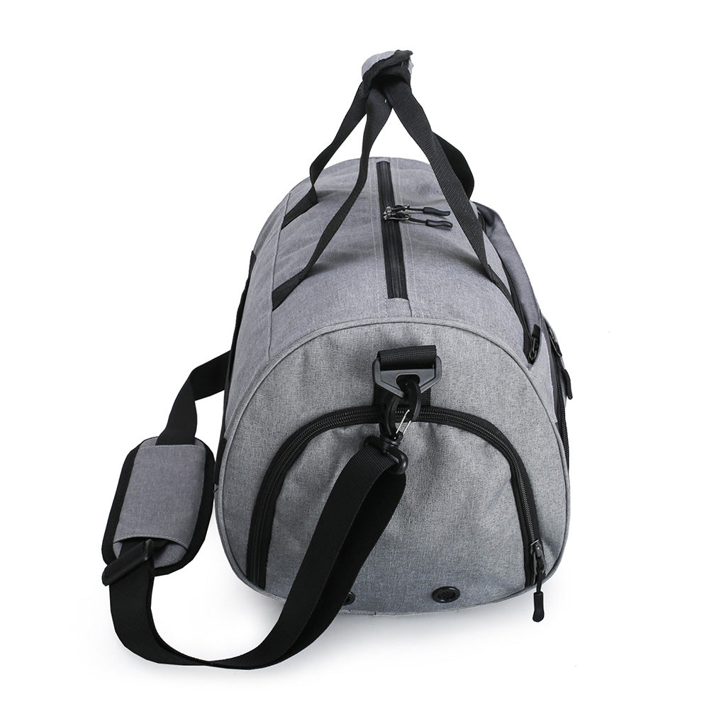 30L Travel Duffel Bag Water-Resistant Gym Bag with Shoes Compartment