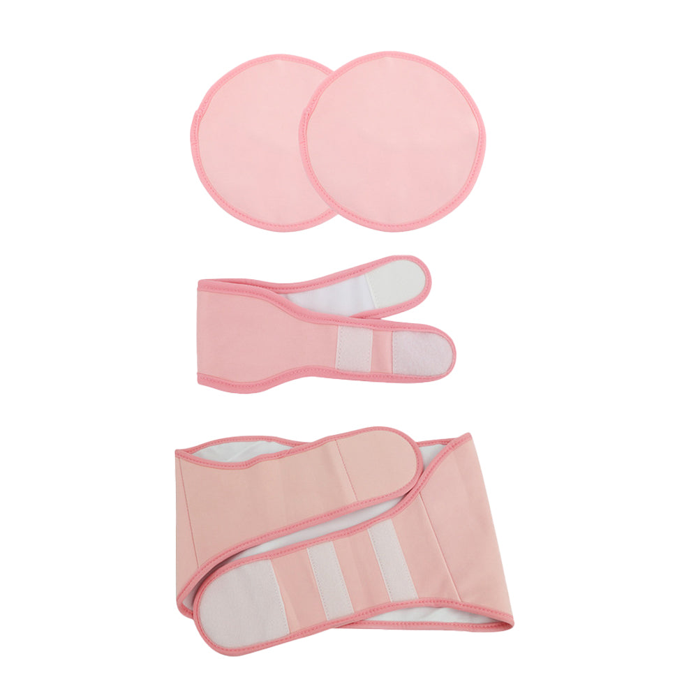 4 Pcs Set Reusable Castor Oil Wrap Kit for Waist Neck Breast
