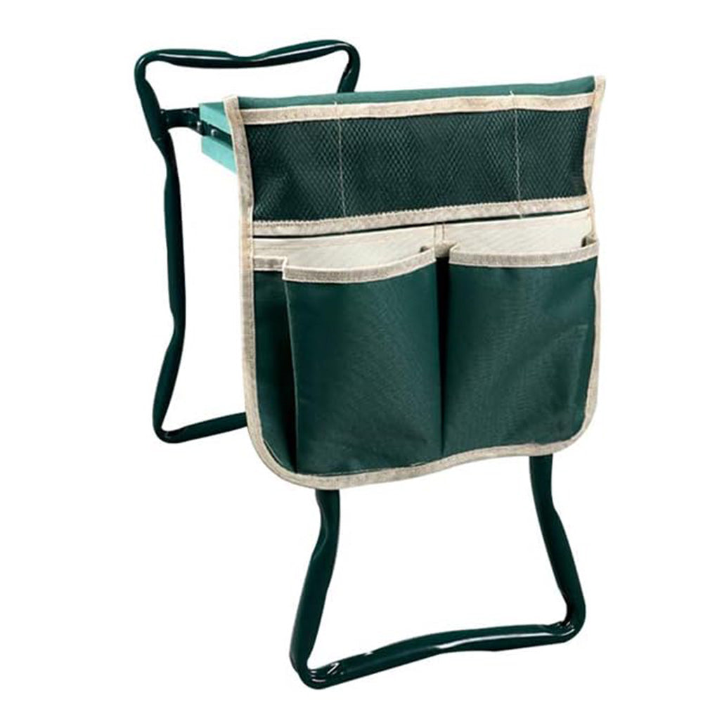 2 in 1 Foldable Garden Kneeler and Seat Comfortable Gardening Stool Kneeling Bench