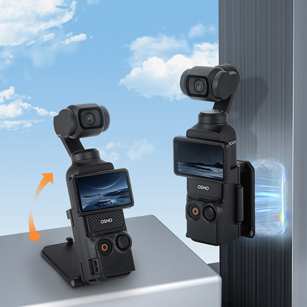 Adjustable Mount Stand Clamp Holder for Desktop Vertical Surface Compatible with DJI Osmo Pocket 3
