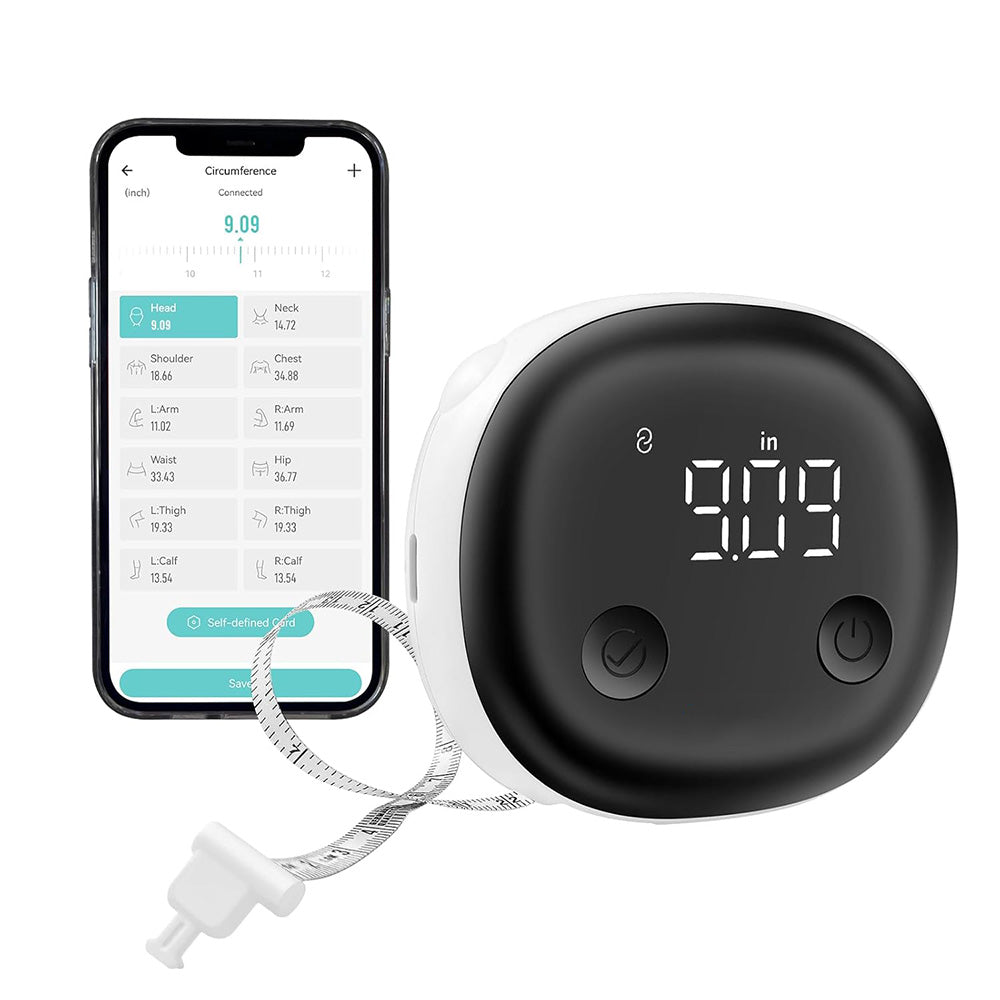 Bluetooth Body Measuring Tape Smart Fitness Equipment with App for Weight Loss