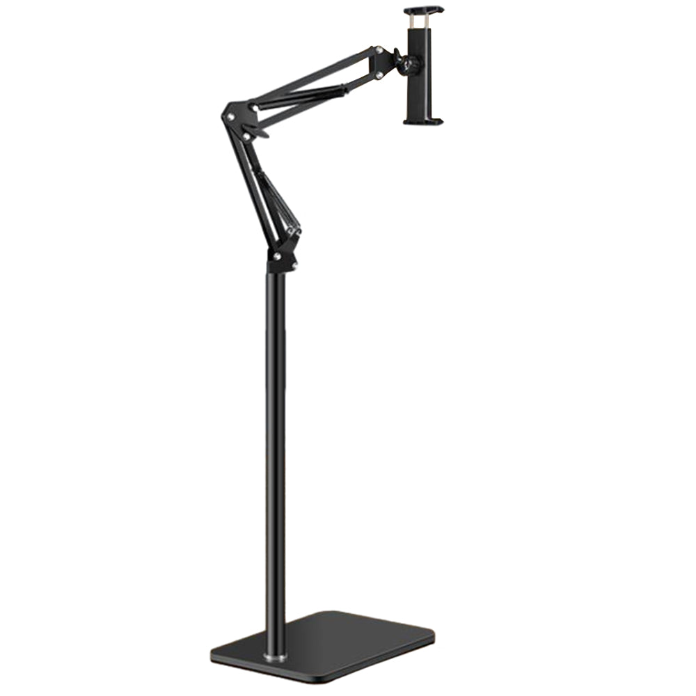 Adjustable Floor Stand Holder Overhead Bed Phone Stand Compatible with Tablet iPad